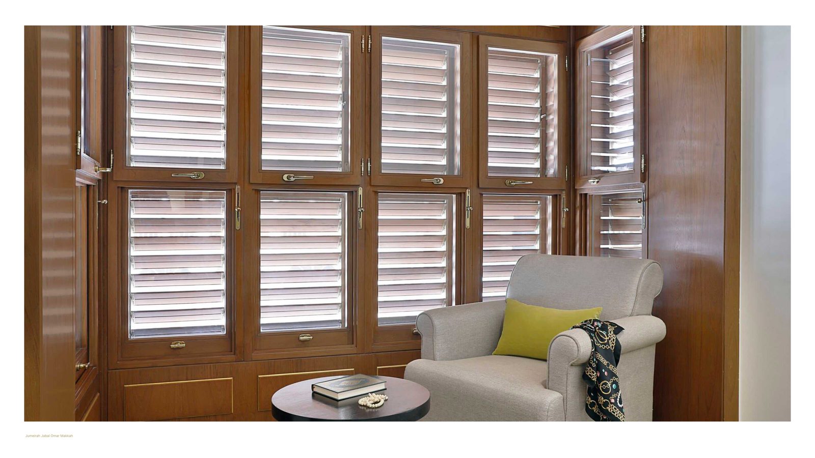 Jumeirah Jabal Omar Makkah &mdash; Traditional Hijazi-style latticework shutters