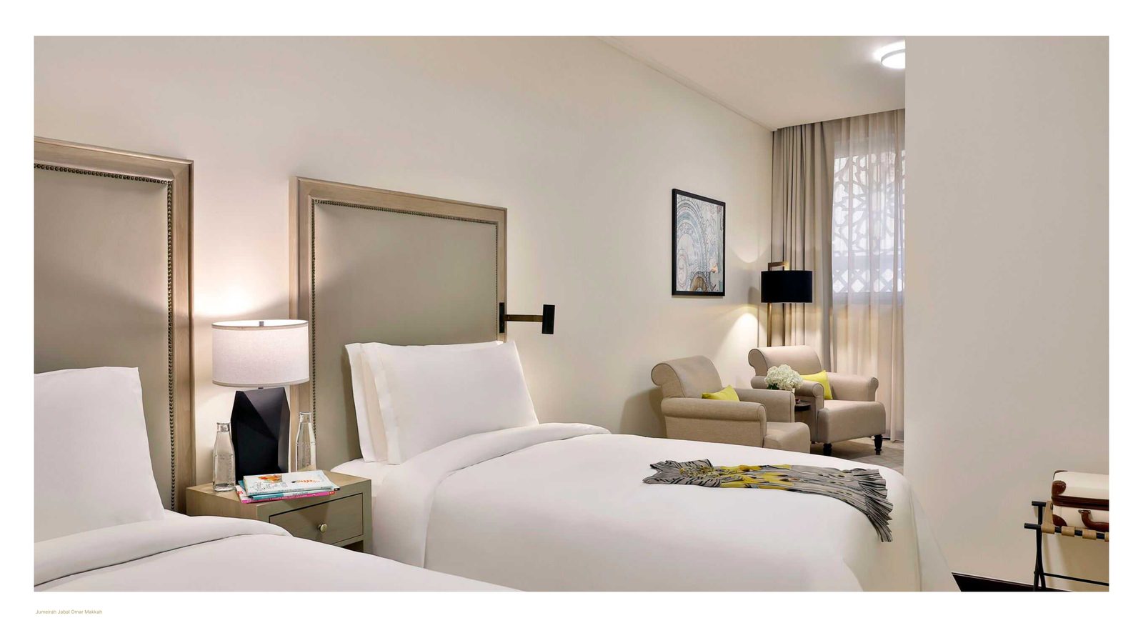 Jumeirah Jabal Omar Makkah &mdash; Twin guest bedroom