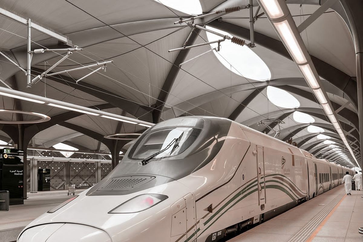 Haramain High-Speed Railway station in Madinah serving KEC Madinah Gate